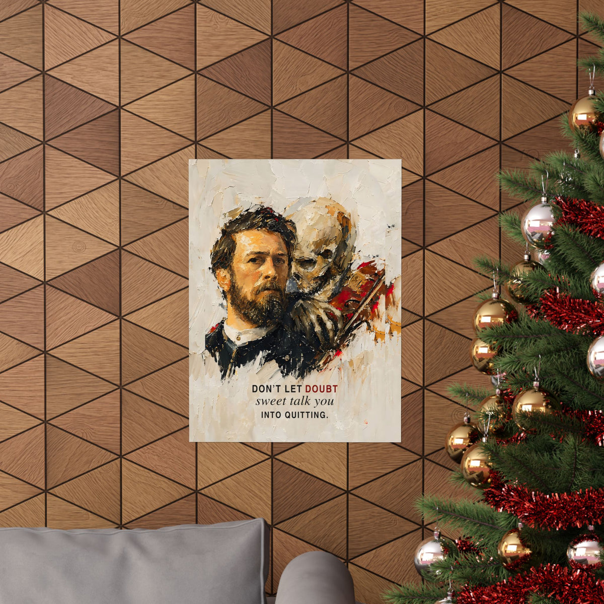 Don't Let Doubt - Motivational Wall Art | Matte Poster