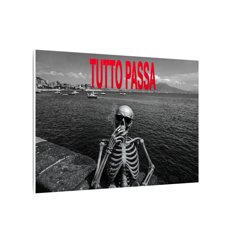 Tutto Passa - Skeleton Painting | Canvas (Landscape)