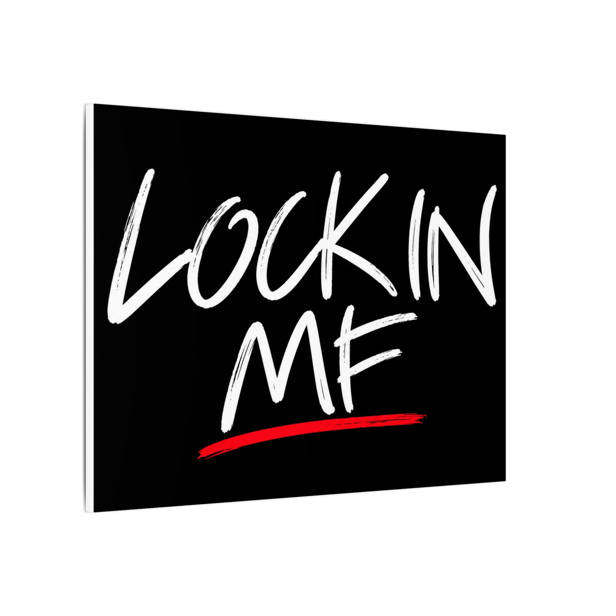 Lock In - Motivational Wall Art | Canvas (Landscape)