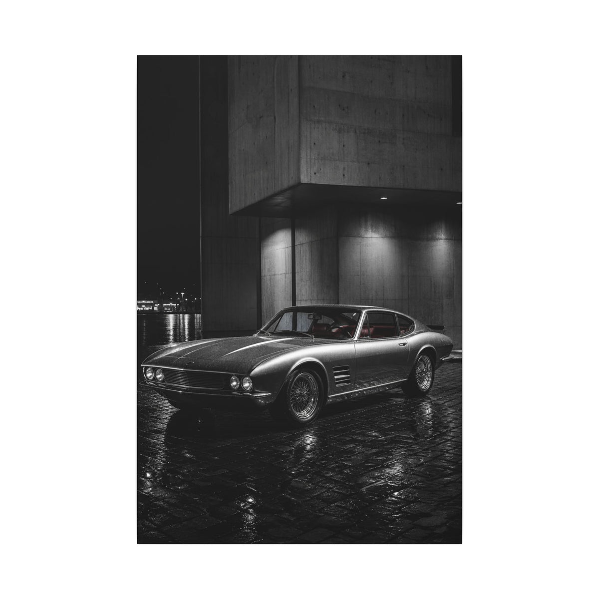 Midnight Grand Tourer - Vintage Car Wall Art | Canvas