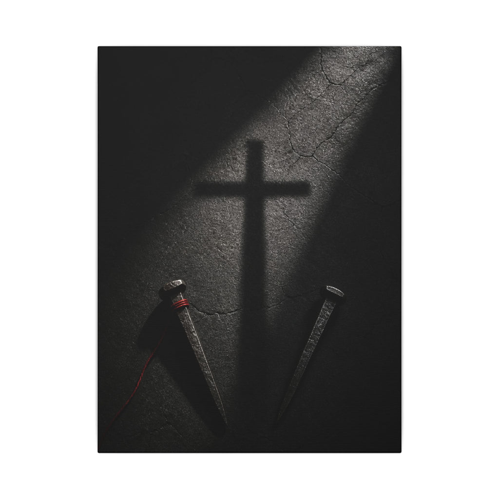 Nails and Shadow - Christian Wall Art | Canvas