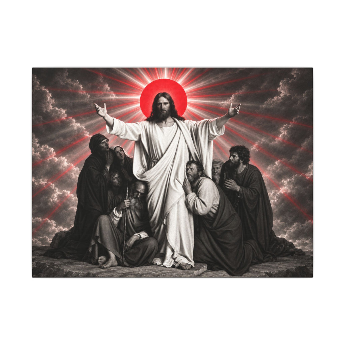 Christ and the Disciples - Christian Wall Art | Canvas (Landscape)
