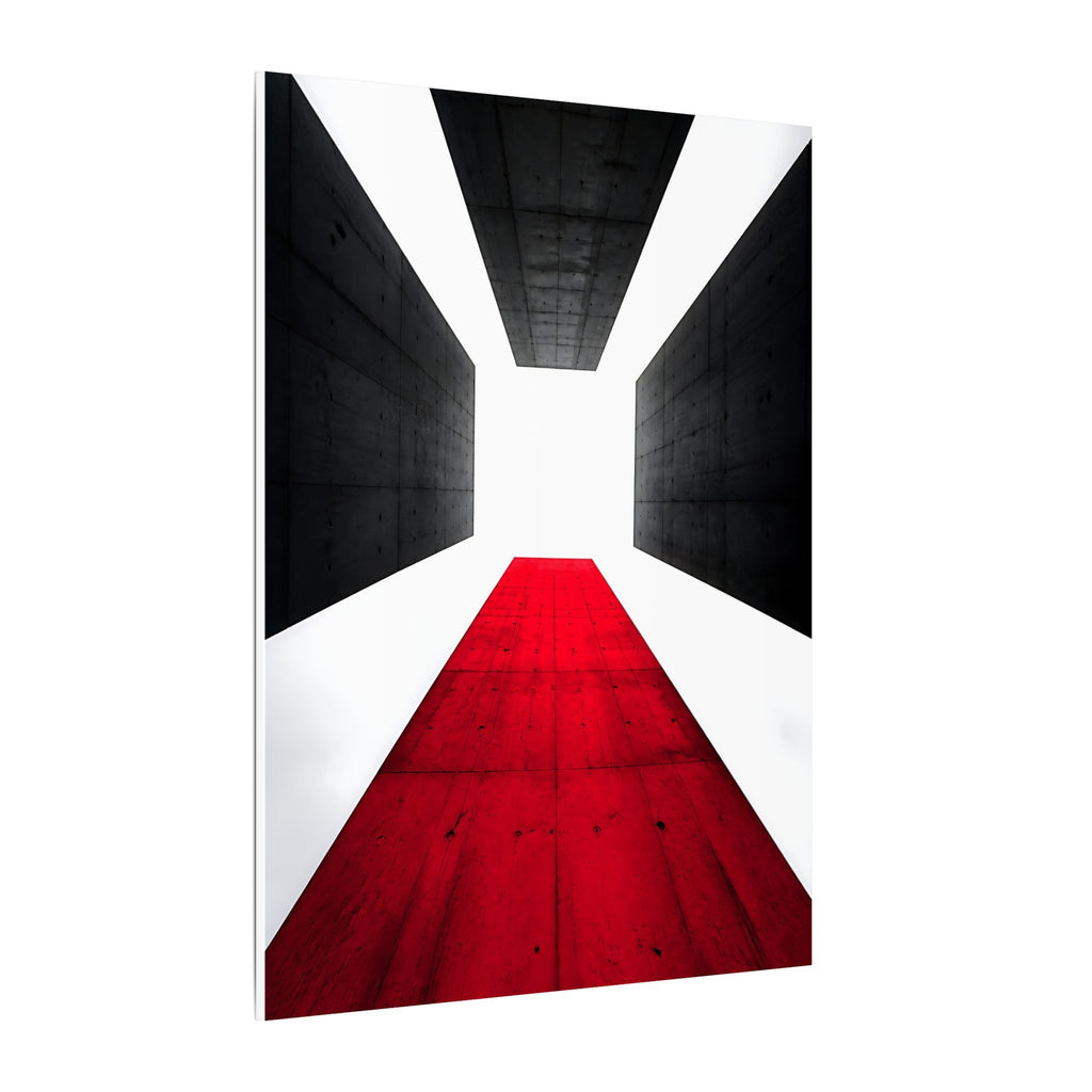The Red Facade - Red Wall Decor | Canvas