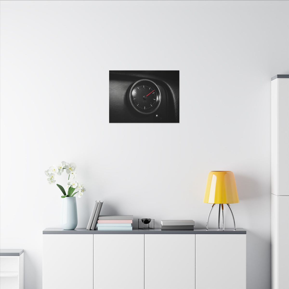 Redline Gauge - Tachometer Wall Art | Canvas (Landscape)
