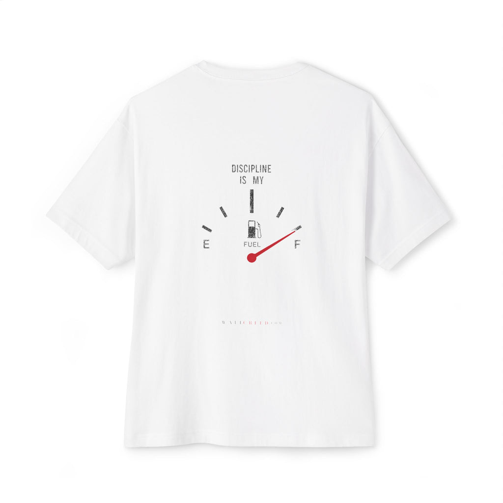 Discipline Is My Fuel | Heavyweight Tee (Front + Back)