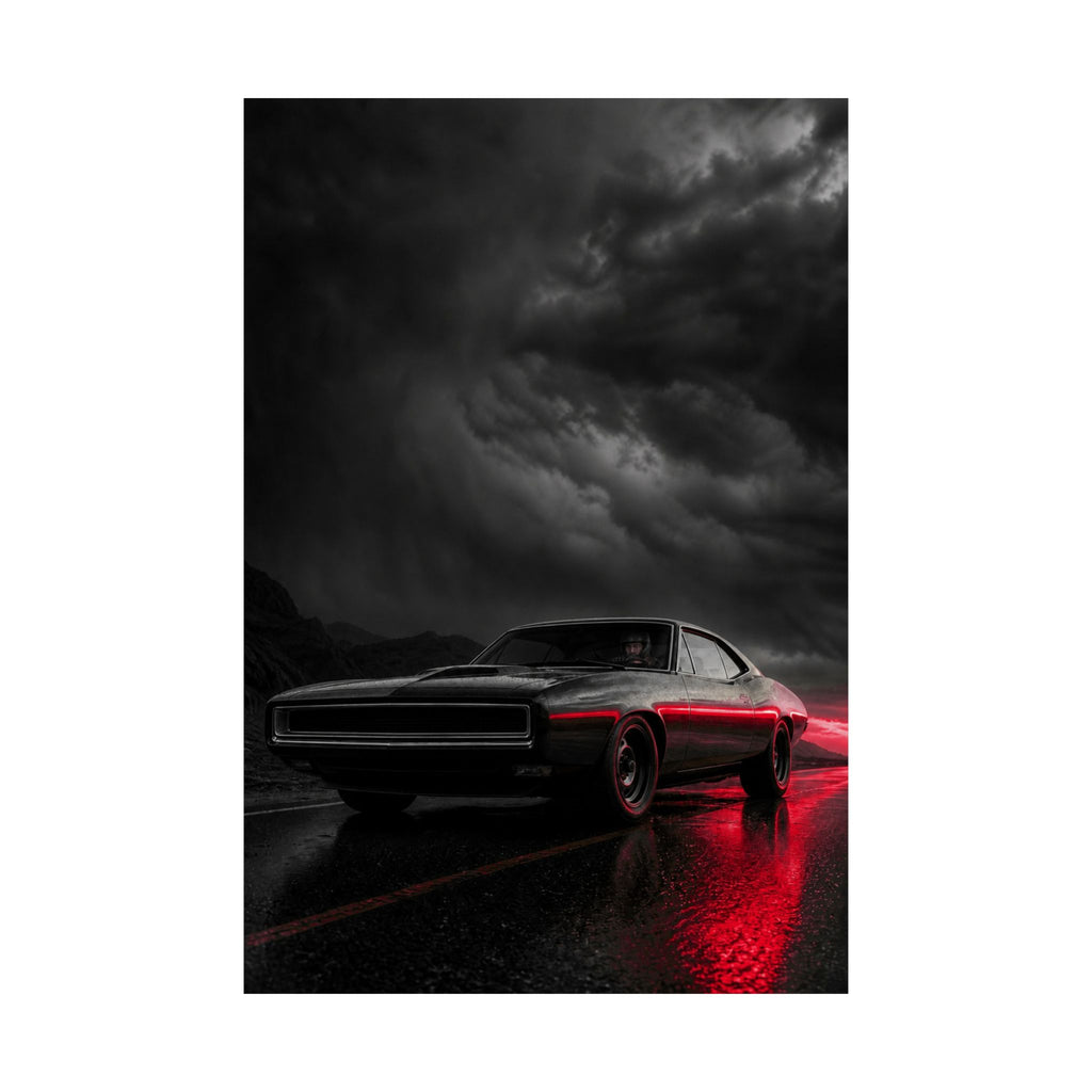 Desert Muscle - Muscle Car Wall Art | Matte Poster