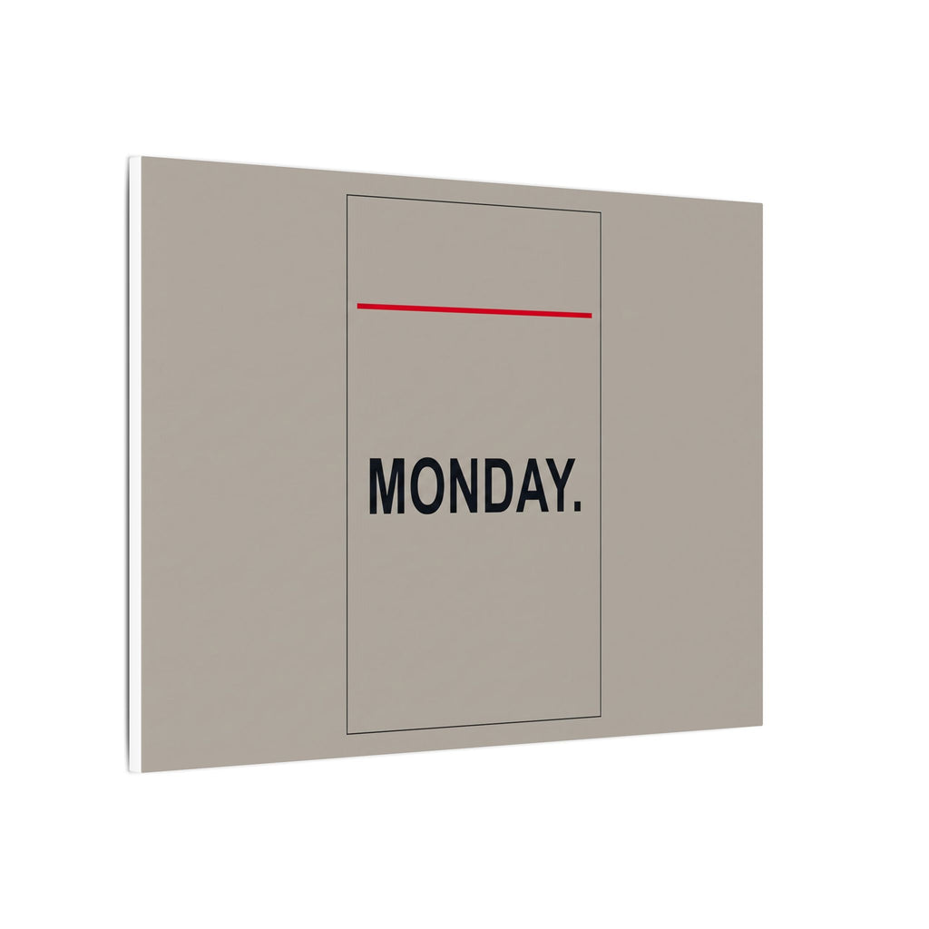 Monday - Office Wall Art | Canvas (Landscape)