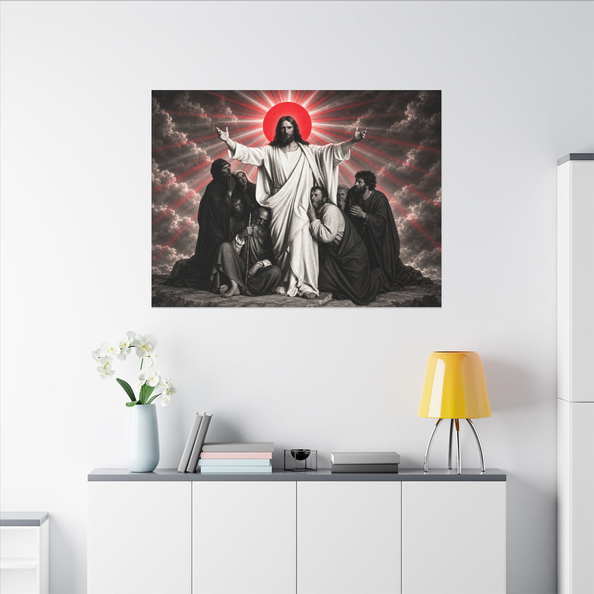 Christ and the Disciples - Christian Wall Art | Canvas (Landscape)