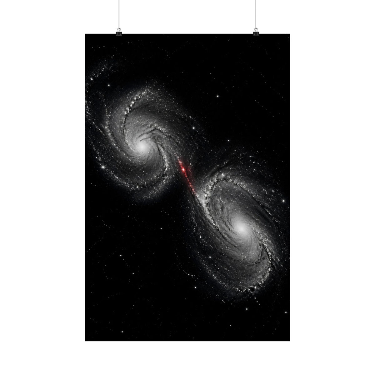 Collision Course - Space Wall Art | Matte Poster