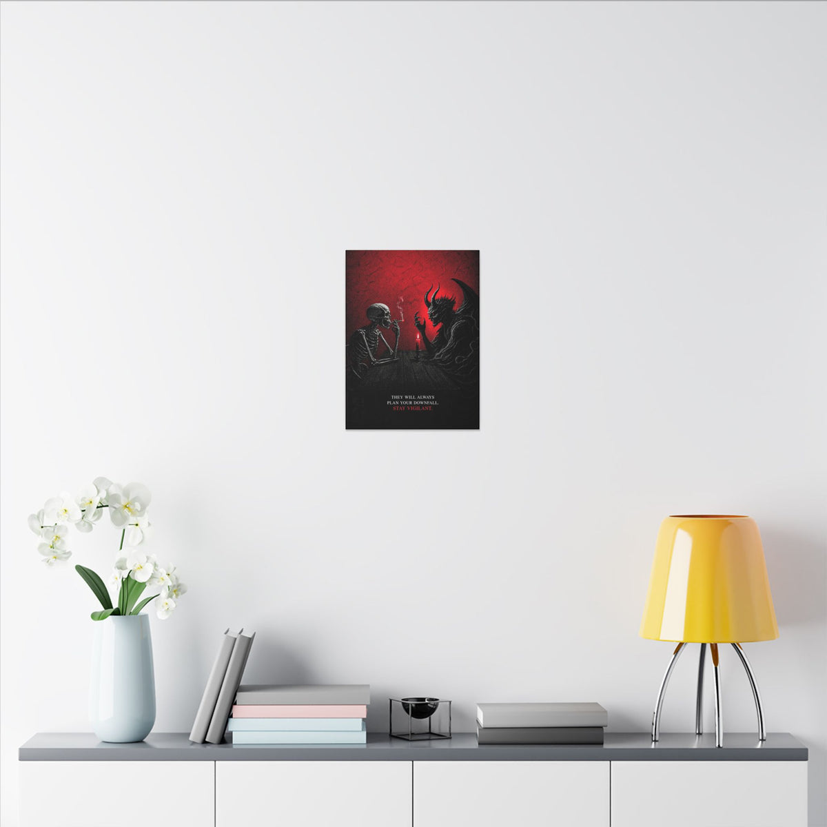 Stay Vigilant - Dark Wall Art | Canvas