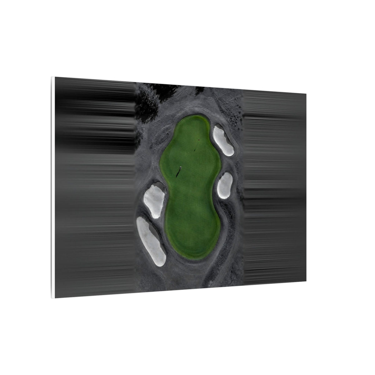Aerial Solitude - Golf Course Wall Art | Canvas (Landscape)