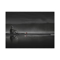 No One Rows for You - Black and White Bedroom Wall Art | Canvas (Landscape)