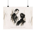 Frankly My Dear - Romantic Noir Wall Art | Matte Poster (Landscape)