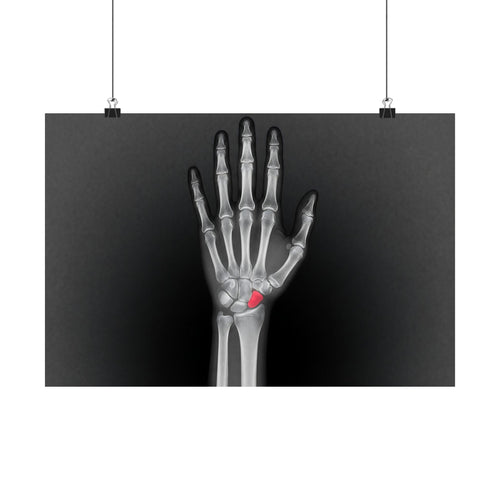 Carpal Study - Doctor's Office Wall Art | Matte Poster (Landscape)