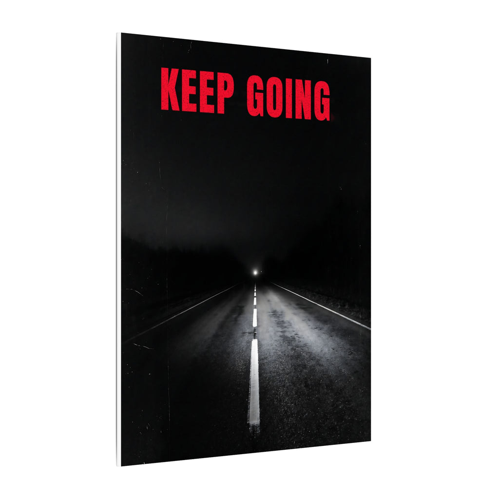 The Extra Mile - Night Road Wall Art | Canvas