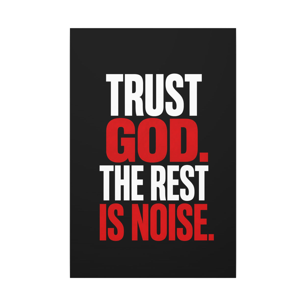 Trust God - Christian Wall Art | Canvas
