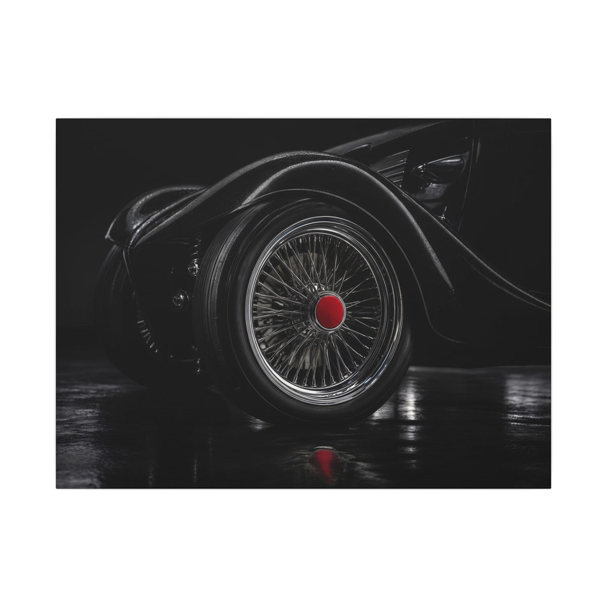Spoke and Steel - Classic Car Wall Art | Canvas (Landscape)