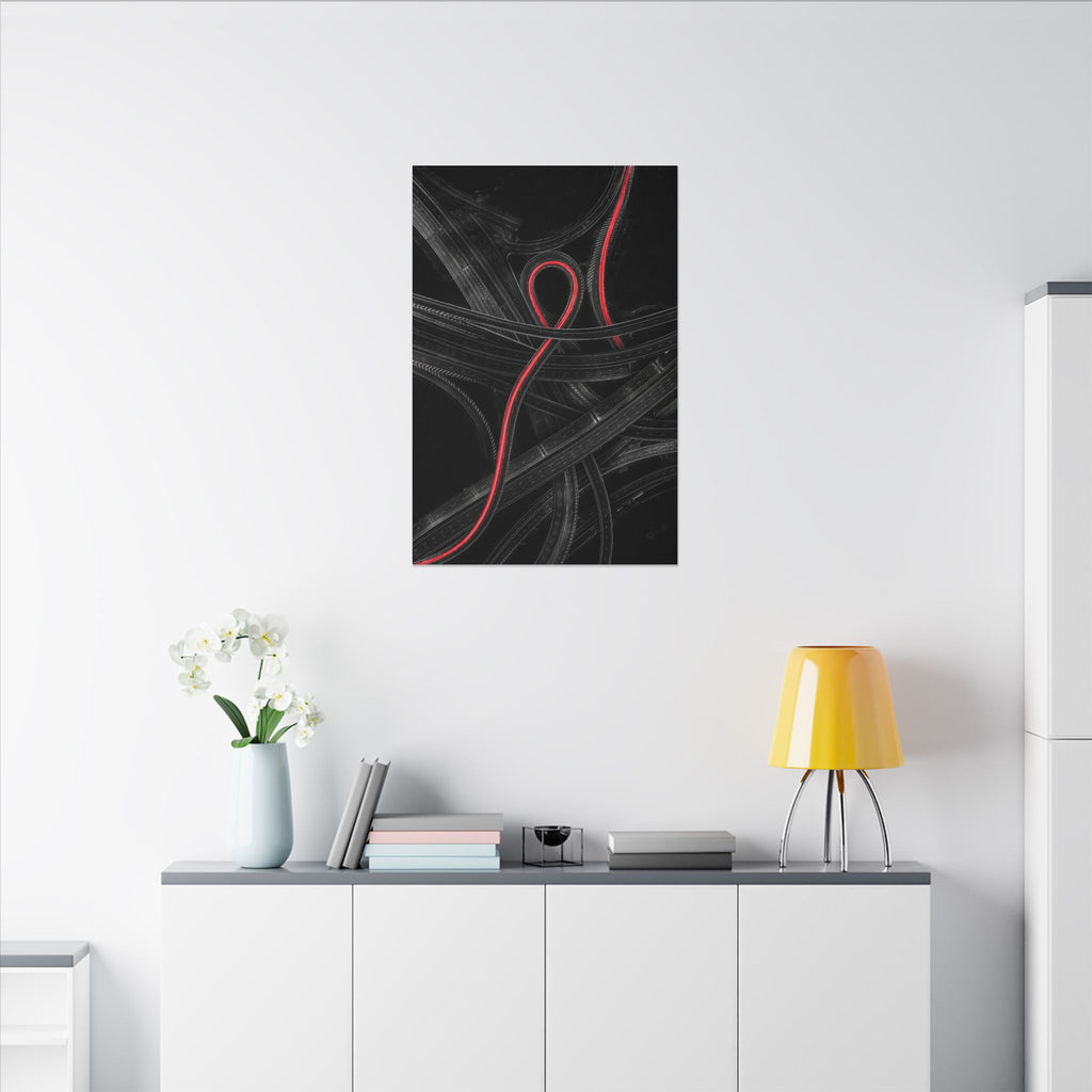 The Route - Car Wall Art | Canvas