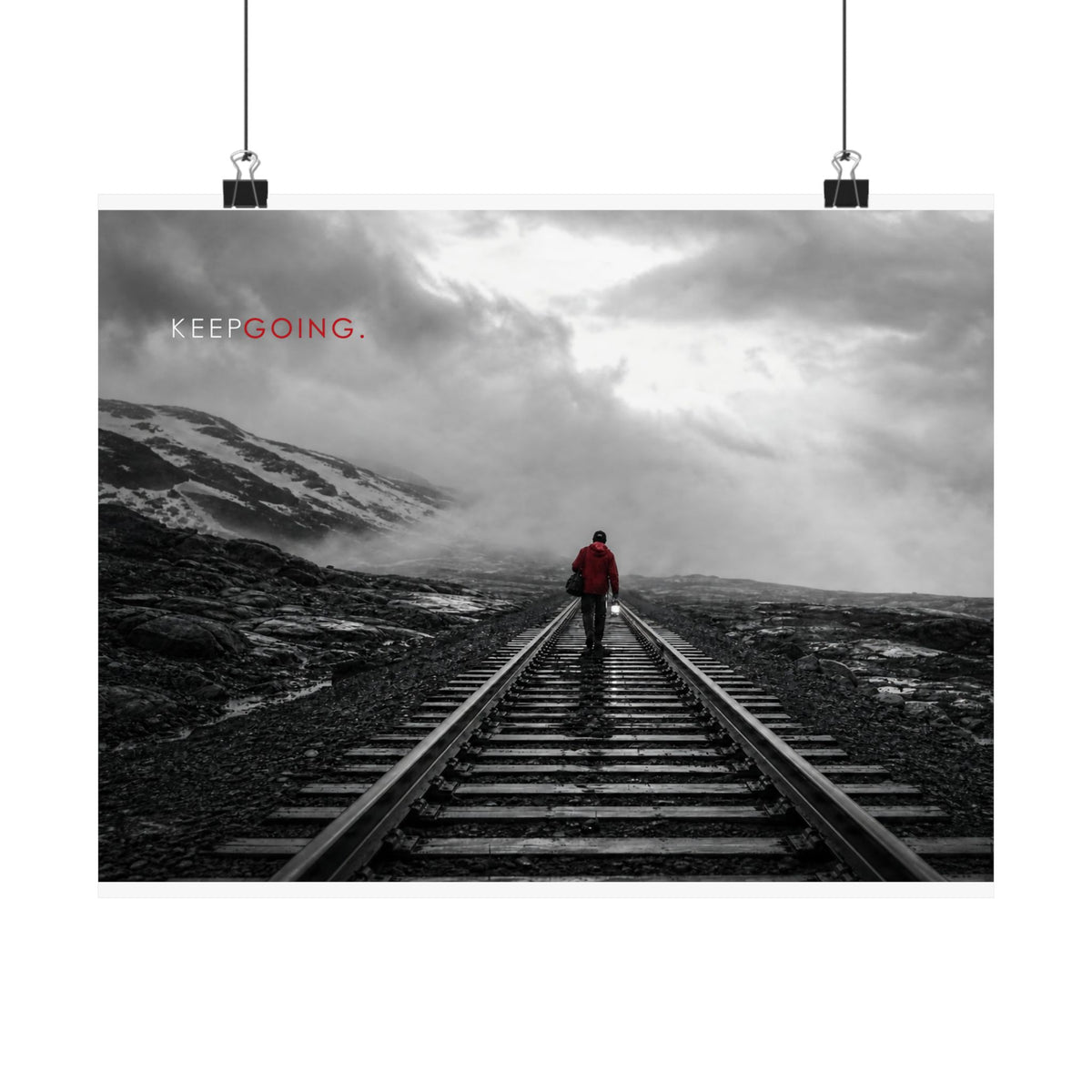 Keep Going - Motivational Posters | Matte Poster (Landscape)
