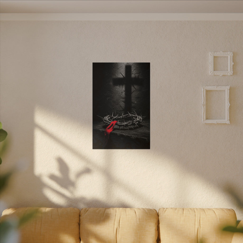Crown and Shadow - Crown of Thorns Wall Art | Canvas