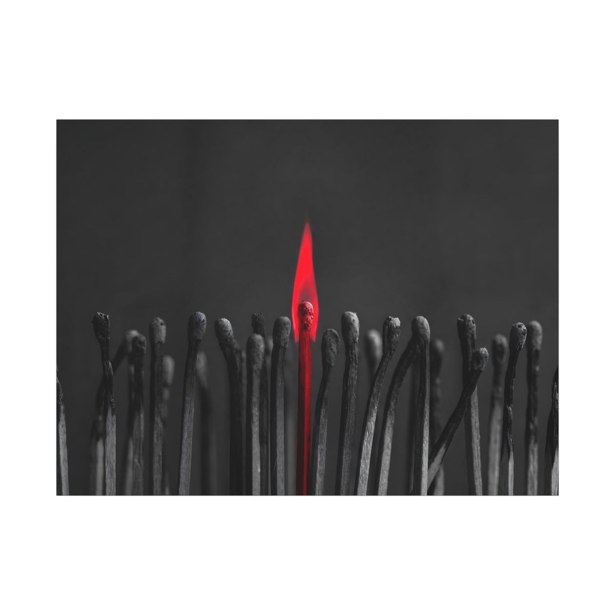 The One Still Burning - Office Wall Art For Men | Canvas (Landscape)