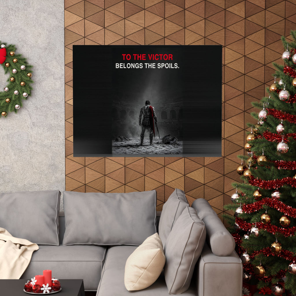 To the Victor - Gladiator Wall Art | Matte Poster (Landscape)