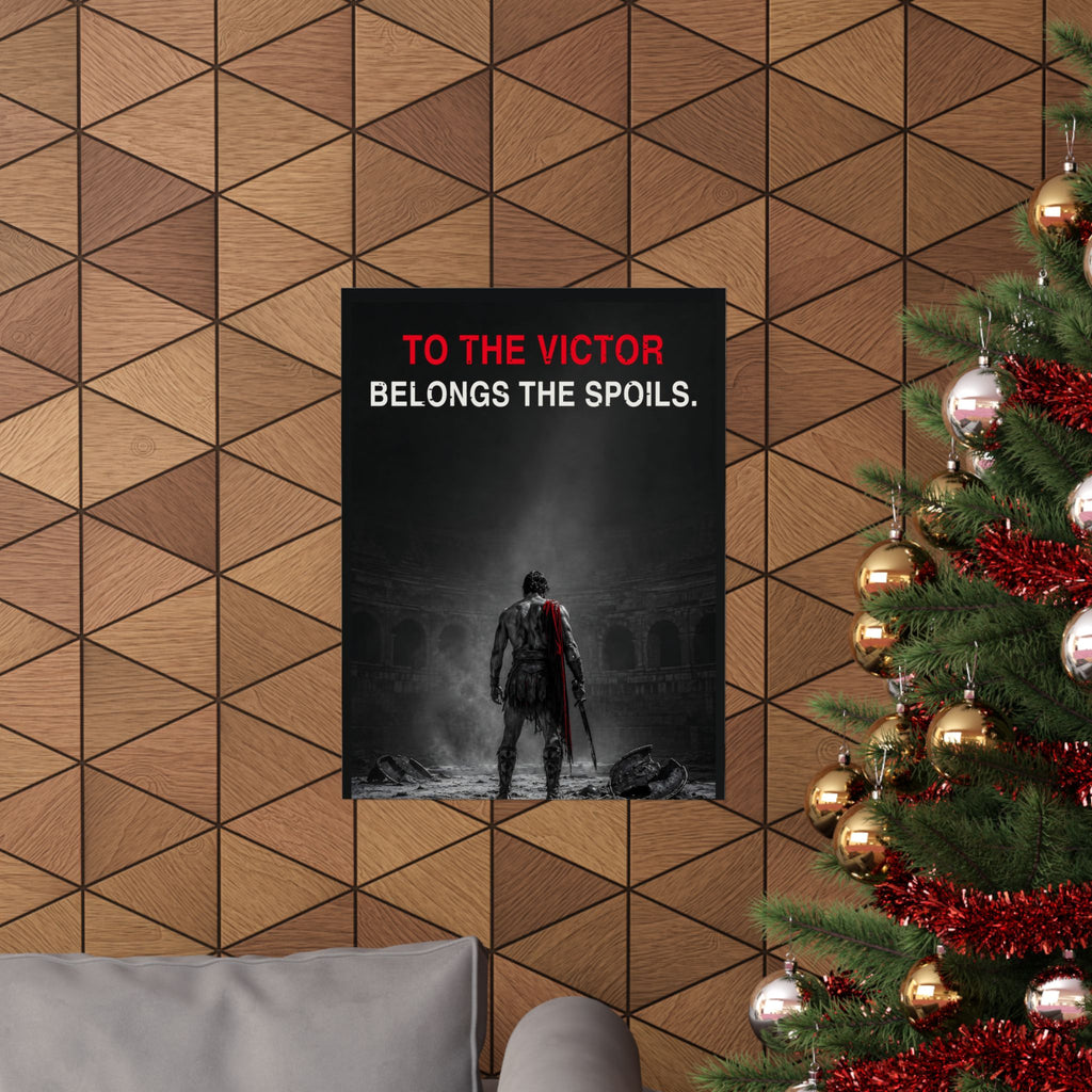 To the Victor - Gladiator Wall Art | Matte Poster