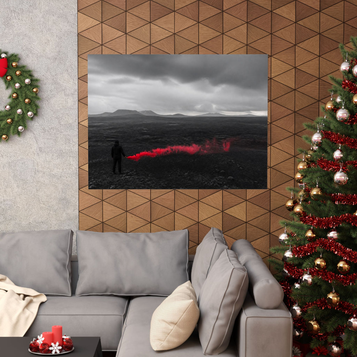 Refuse to Disappear - Above Bed Wall Art | Matte Poster (Landscape)