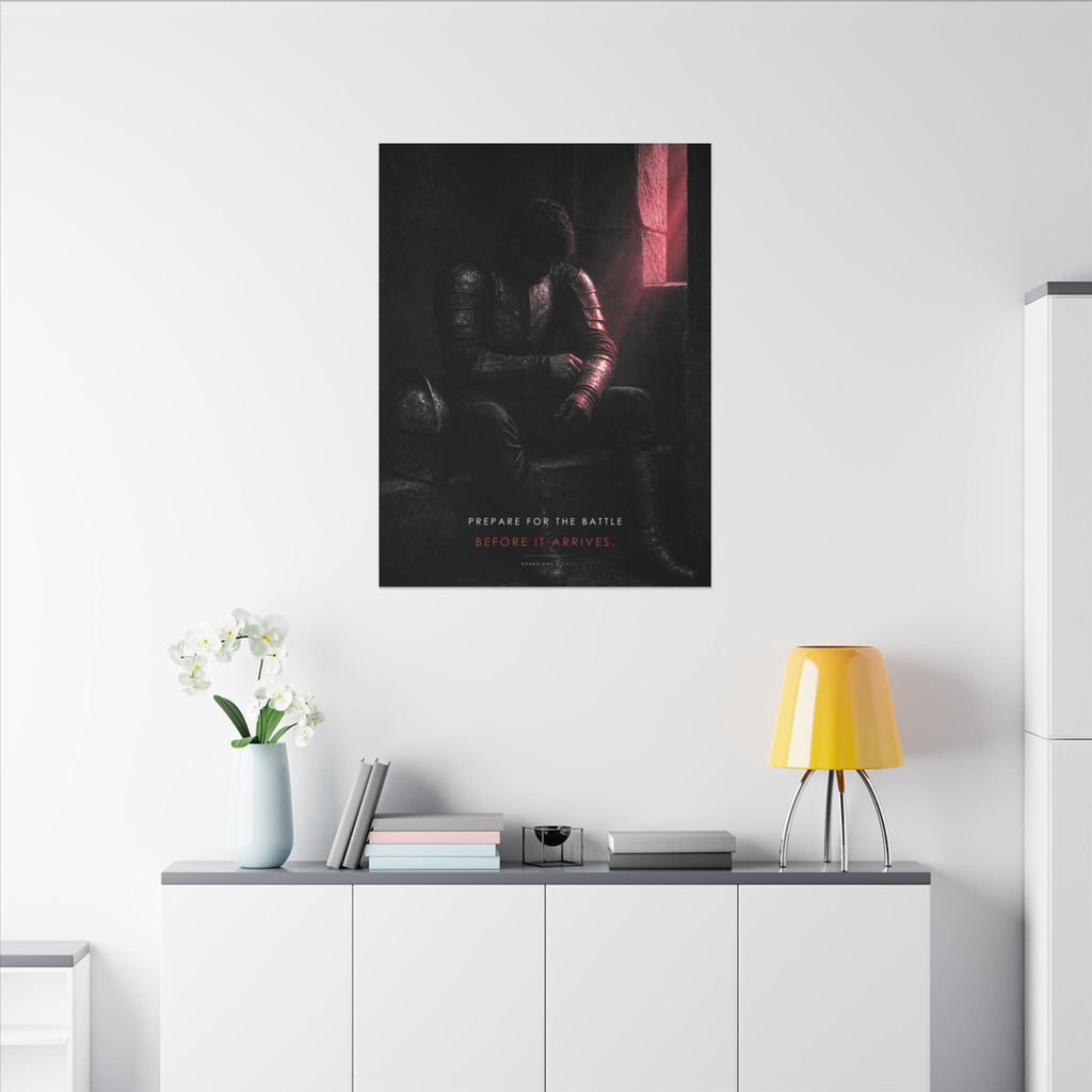 Before the Battle - Armor of God Wall Art | Canvas
