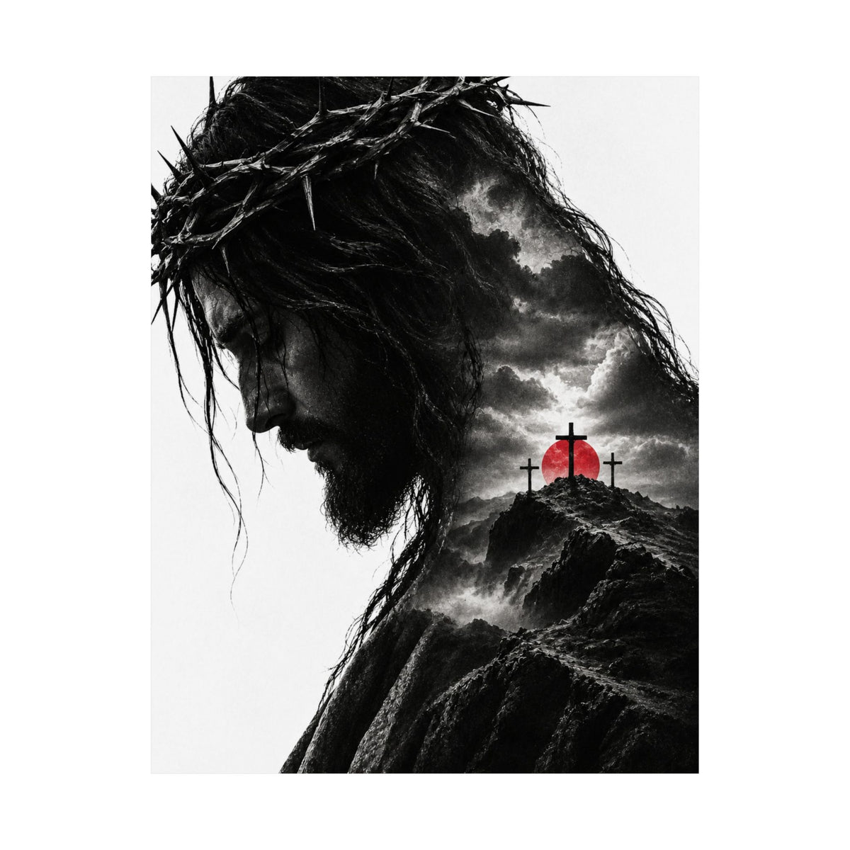Three Crosses - Christian Wall Art | Matte Poster