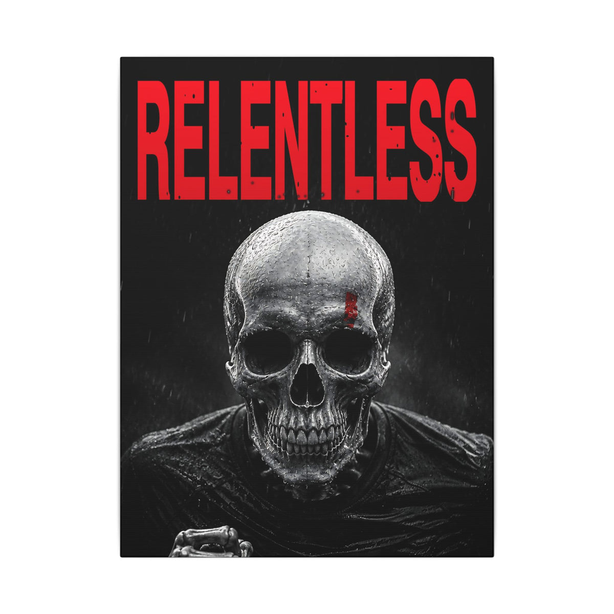 Relentless - Skull Wall Art | Canvas