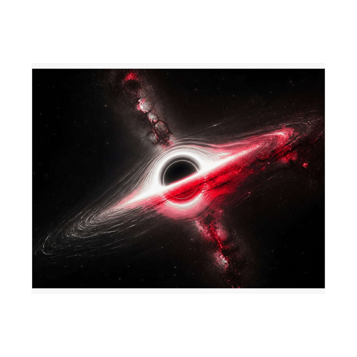 Event Horizon - Space Wall Art | Matte Poster (Landscape)