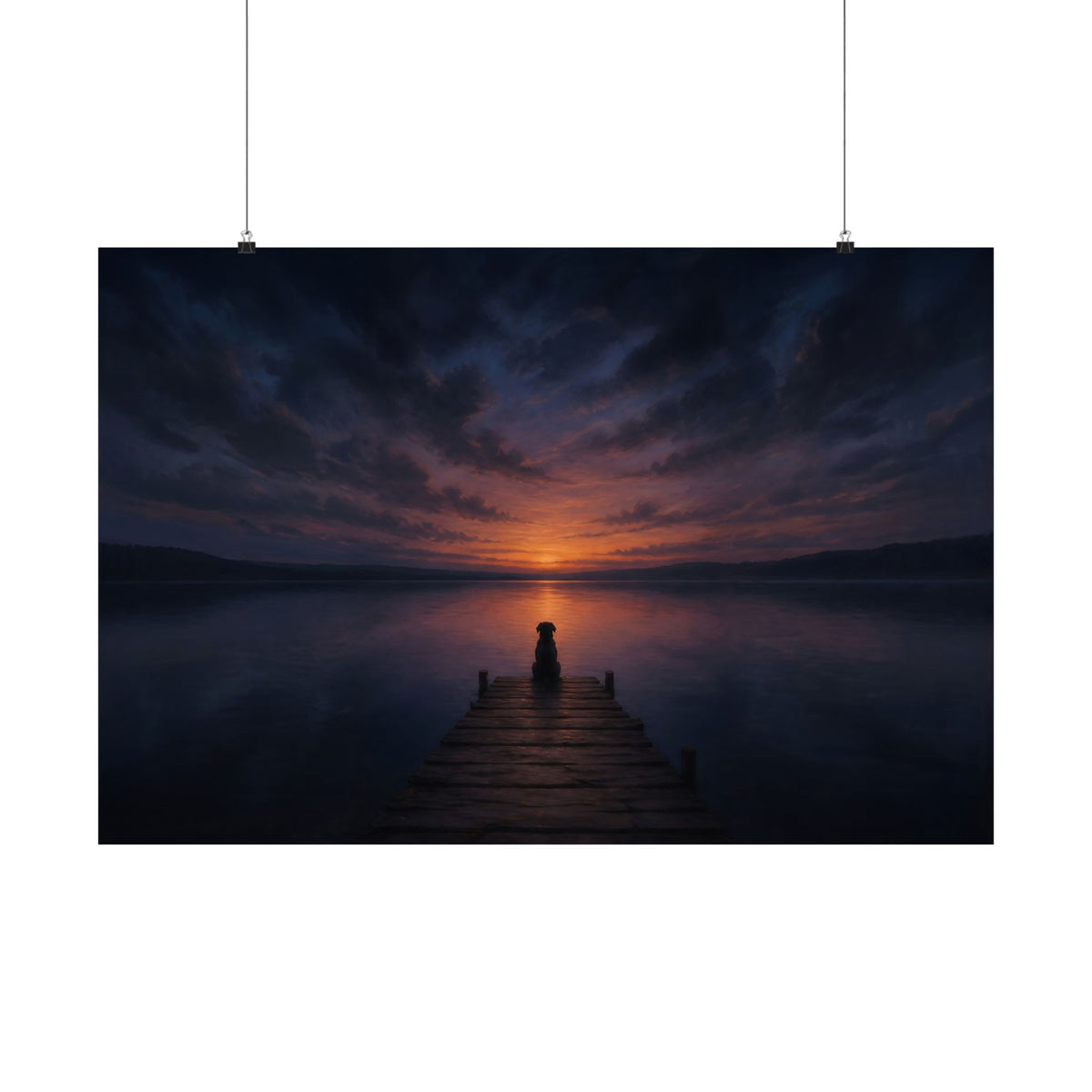 The Wait - Bedroom Wall Art | Matte Poster (Landscape)