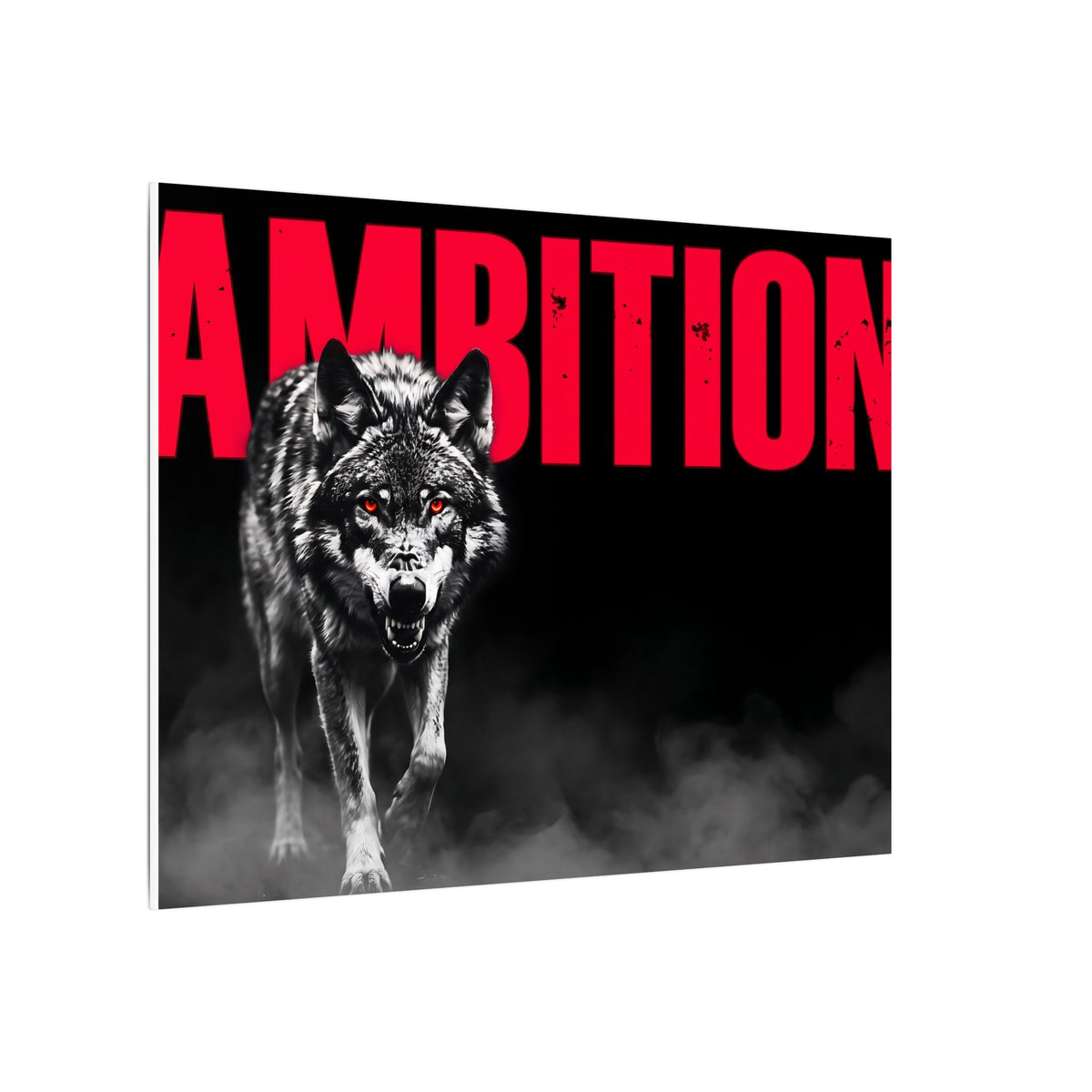Ambition - Wolf Wall Art | Canvas (Landscape)