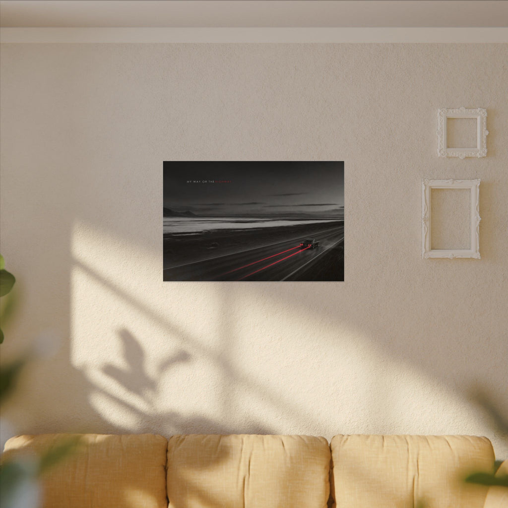 My Way or the Highway - Car Wall Art | Canvas (Landscape)