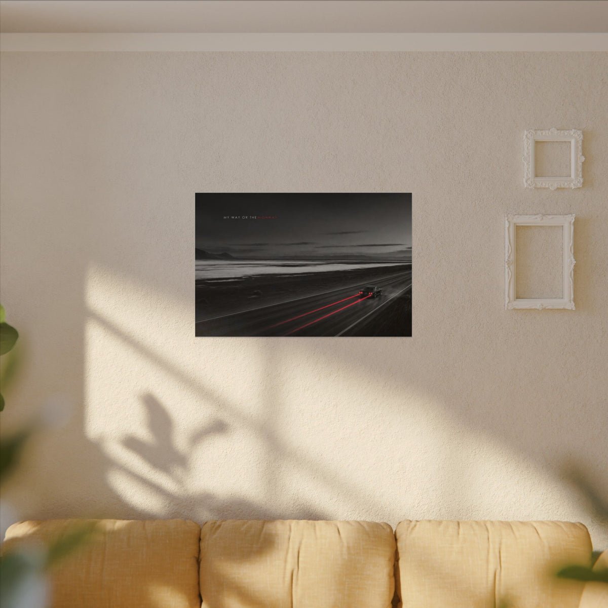 My Way or the Highway - Car Wall Art | Canvas (Landscape)
