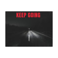 The Extra Mile - Night Road Wall Art | Canvas (Landscape)