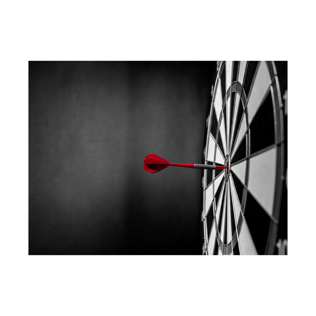 Dead Center - Mens Office Art | Matte Poster (Landscape)