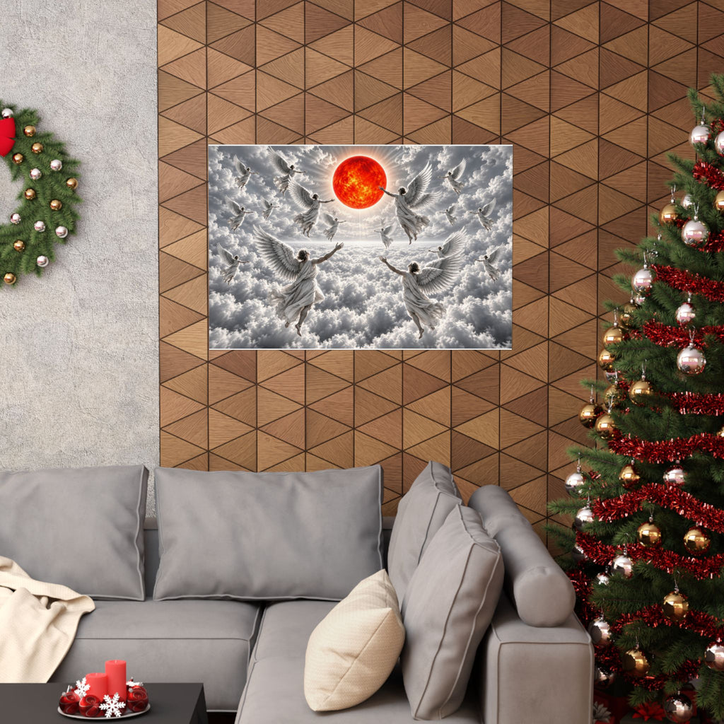 Angels - Christian Wall Art | Matte Poster (Landscape)