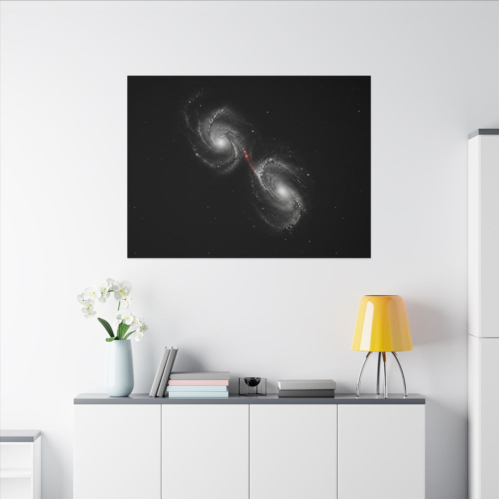 Collision Course - Space Wall Art | Canvas (Landscape)