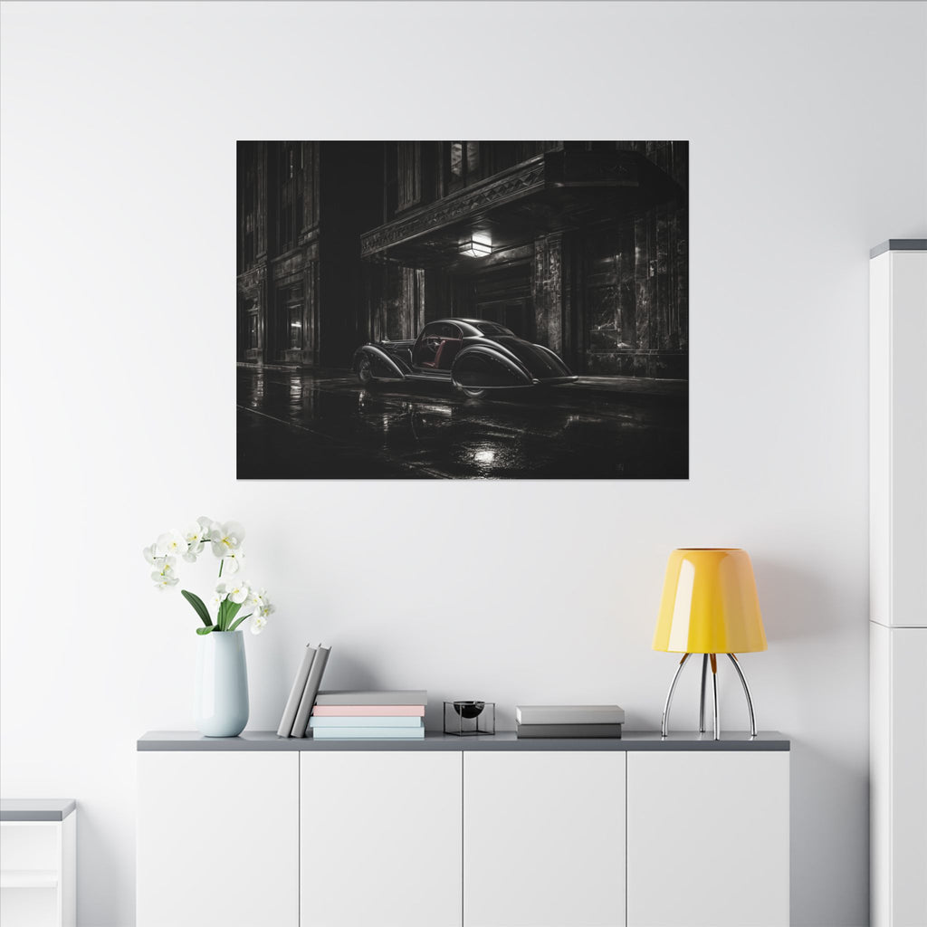 Art Deco Coupe - Art Deco Car Wall Art | Canvas (Landscape)