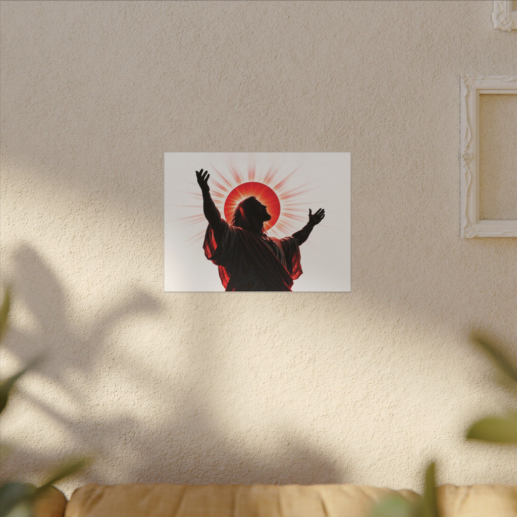 Red Sun Victory - Christian Wall Art | Canvas (Landscape)
