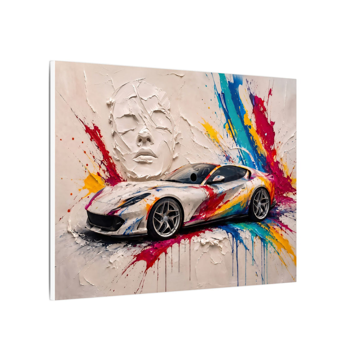 Full Throttle Wide - Supercar Splash Art Landscape | Canvas