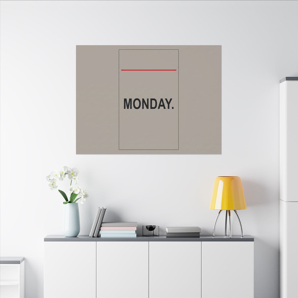 Monday - Office Wall Art | Canvas (Landscape)