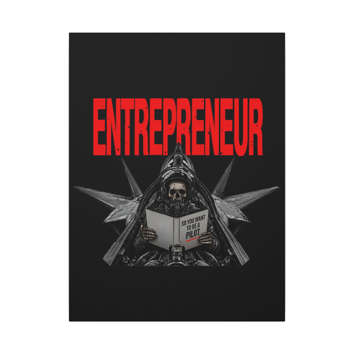 Entrepreneur - Skeleton Wall Art | Canvas