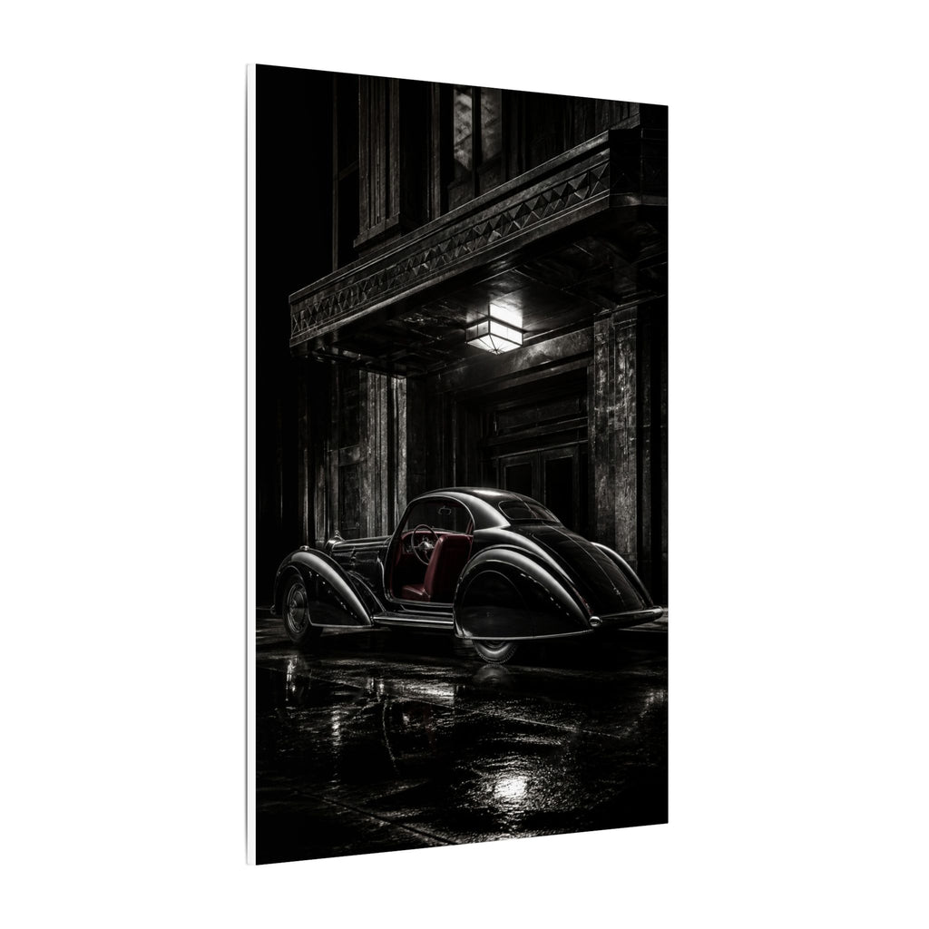 Art Deco Coupe - Art Deco Car Wall Art | Canvas