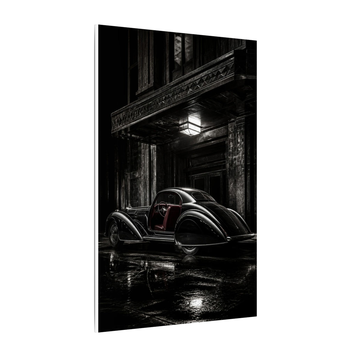 Art Deco Coupe - Art Deco Car Wall Art | Canvas