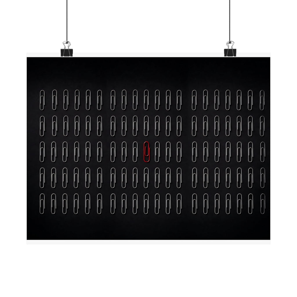 Against the Grid - Office Wall Art | Matte Poster (Landscape)