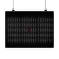 Against the Grid - Office Wall Art | Matte Poster (Landscape)