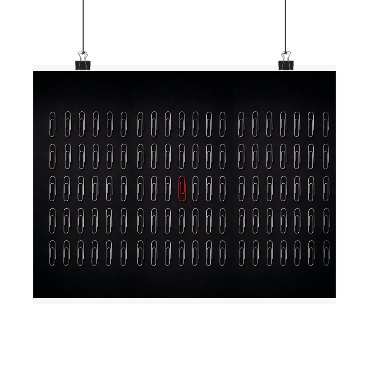 Against the Grid - Office Wall Art | Matte Poster (Landscape)